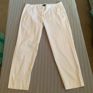 ⭐ BOGO SALE ⭐ J. Crew White City Fit Capri Pants